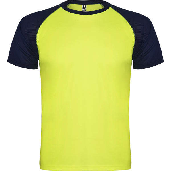 Camiseta Indianapolis - AMARILLO FLUOR/MARINO