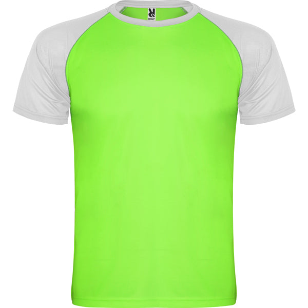Camiseta Indianapolis - VERDE FLUOR/BLANCO