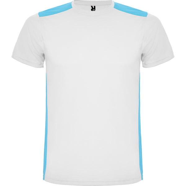 Camiseta Detroit - BLANCO/TURQUESA