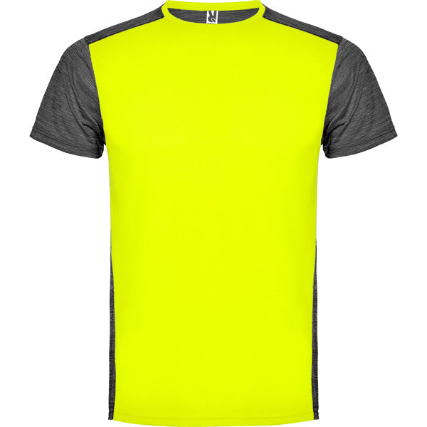 Camiseta Zolder - AMARILLO FLUOR/NEGRO VIGORE