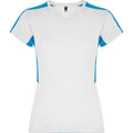 Camiseta Suzuka - BLANCO/TURQUESA