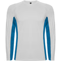 Camiseta Shanghai L/S - BLANCO/ROYAL