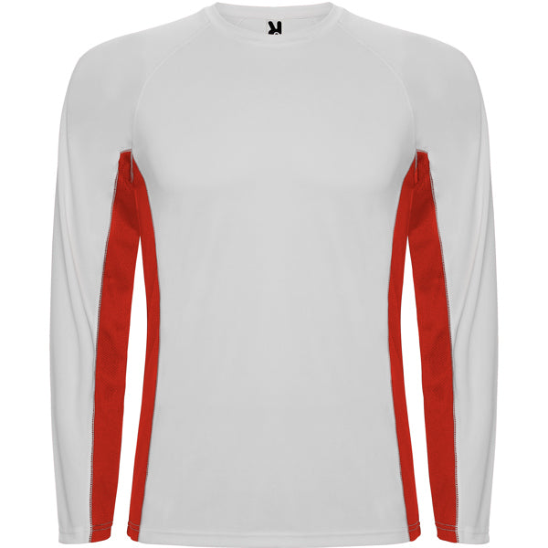 Camiseta Shanghai L/S - BLANCO/ROJO