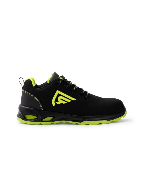 Zapato laboral Ceryson - NEGRO/ AMARILLO FLUOR