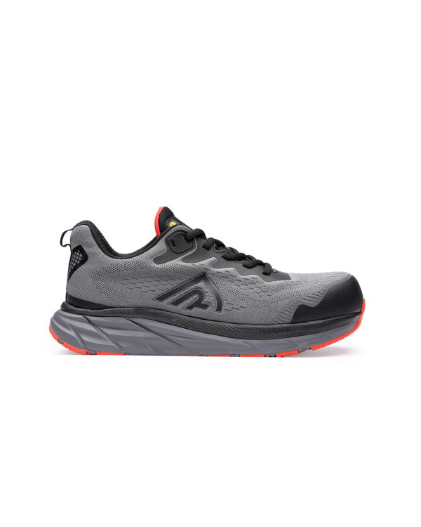 Zapato laboral Onyx - PLOMO/ROJO LABORAL