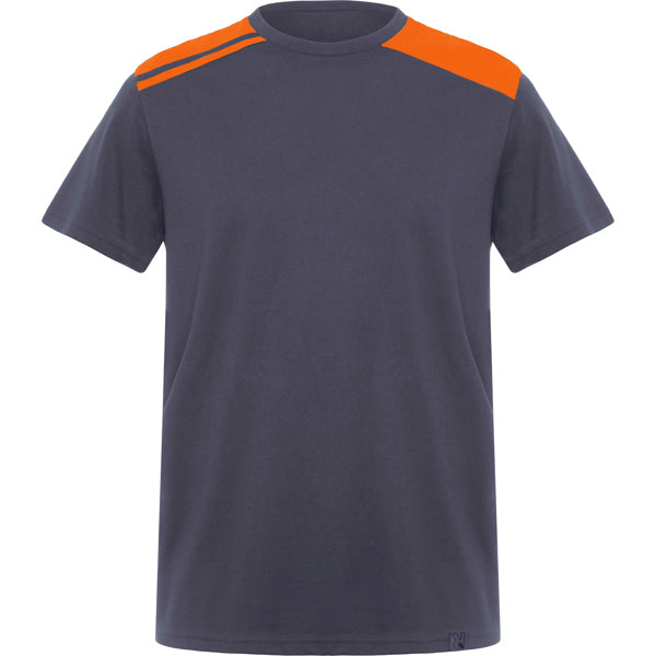 Camiseta Expedition - PLOMO/NARANJA