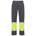 Prenda de alta visibilidad Naos - PLOMO/AMARILLO FLUOR