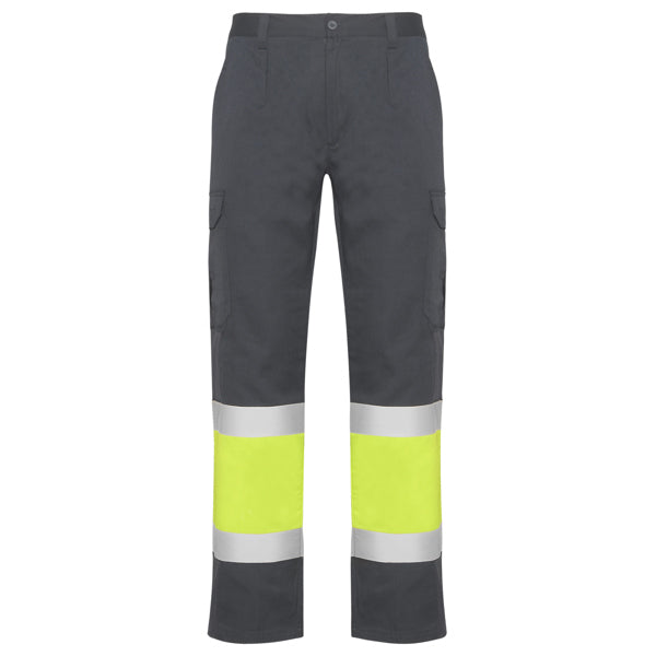 Prenda de alta visibilidad Naos - PLOMO/AMARILLO FLUOR