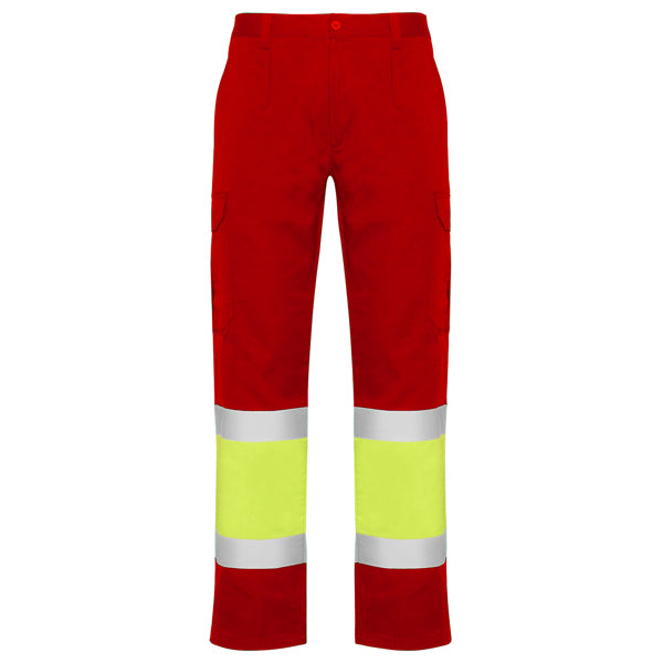 Prenda de alta visibilidad Naos - ROJO LABORAL/AMARILLO FLÚOR