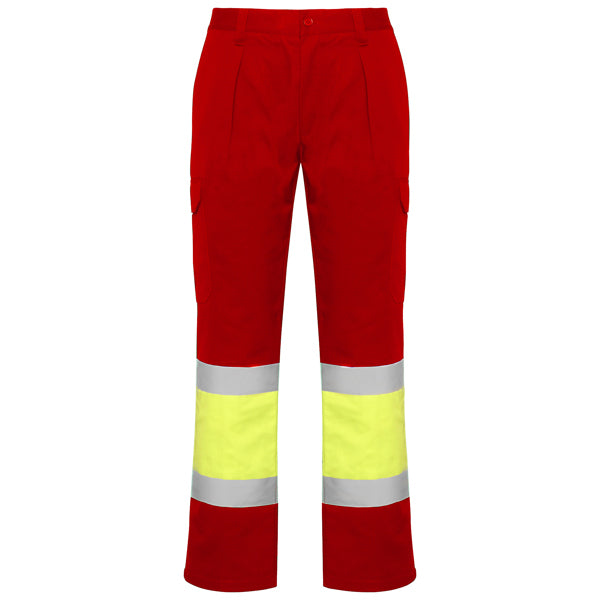 Prenda de alta visibilidad Soan - ROJO LABORAL/AMARILLO FLÚOR