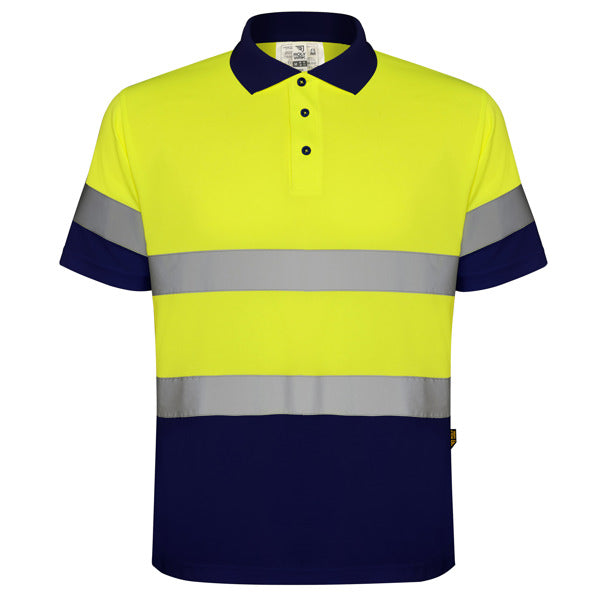 Prenda de alta visibilidad Polaris - MARINO/AMARILLO FLUOR