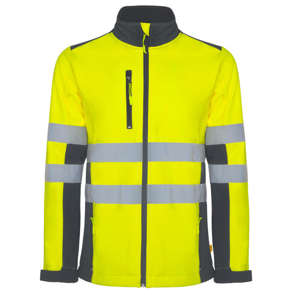 Prenda de alta visibilidad Antares - PLOMO/AMARILLO FLUOR