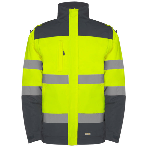 Prenda de alta visibilidad Epsylon - PLOMO/AMARILLO FLUOR