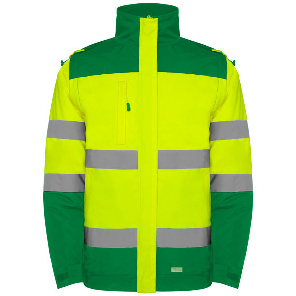 Prenda de alta visibilidad Epsylon - VERDE JARDÍN/AMARILLO FLÚOR