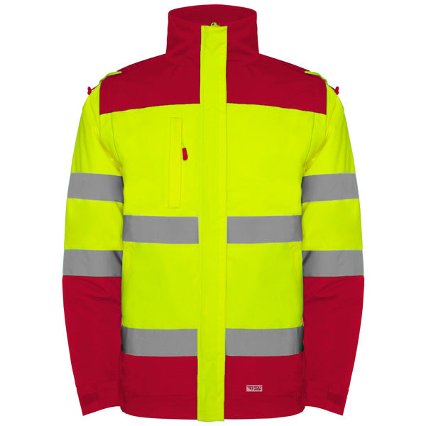 Prenda de alta visibilidad Epsylon - ROJO LABORAL/AMARILLO FLÚOR
