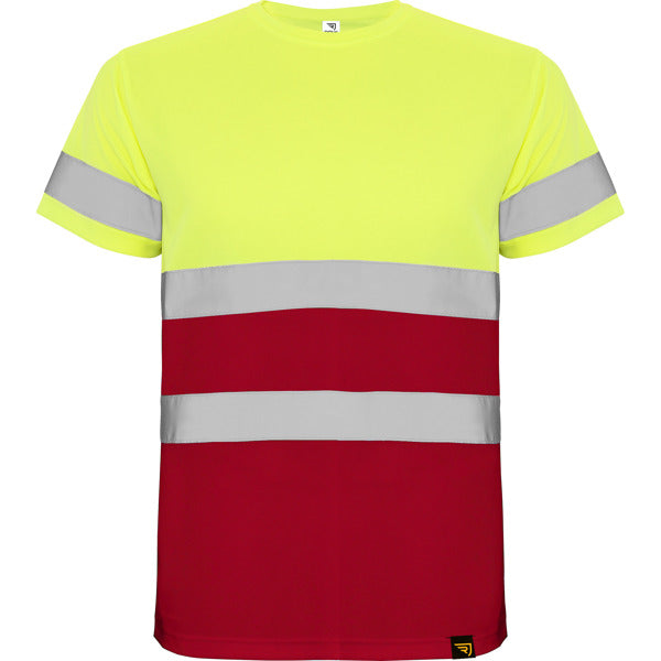 Prenda de alta visibilidad Delta - ROJO LABORAL/AMARILLO FLÚOR