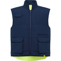 Prenda de alta visibilidad Persei - MARINO/AMARILLO FLUOR