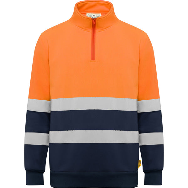 Prenda de alta visibilidad Spica - MARINO/NARANJA FLUOR