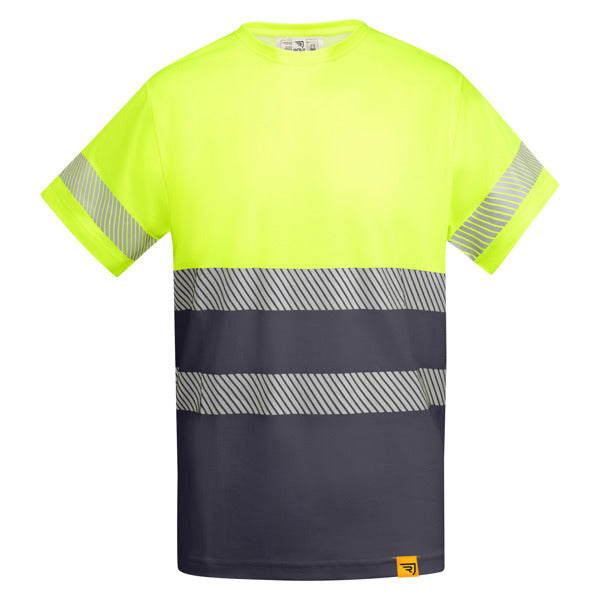 Prenda de alta visibilidad Tauri - PLOMO/AMARILLO FLUOR