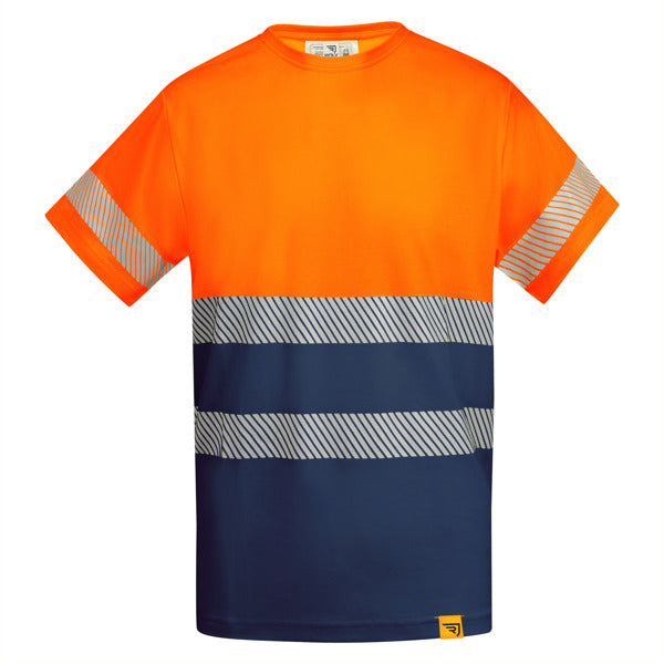 Prenda de alta visibilidad Tauri - MARINO/NARANJA FLUOR