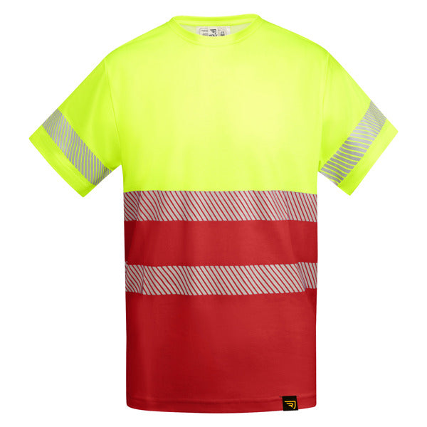 Prenda de alta visibilidad Tauri - ROJO LABORAL/AMARILLO FLÚOR