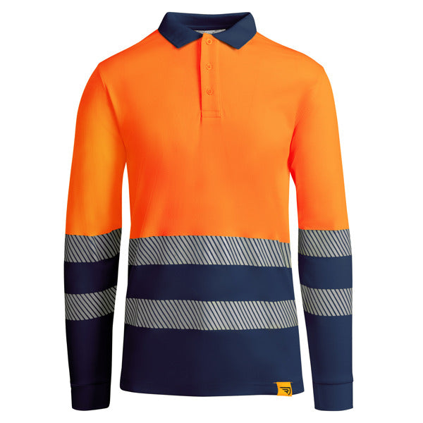 Prenda de alta visibilidad Atrio Ls - MARINO/NARANJA FLUOR