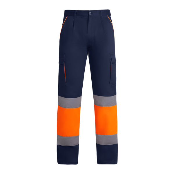 Prenda de alta visibilidad Enix - MARINO/NARANJA FLUOR