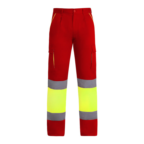 Prenda de alta visibilidad Enix - ROJO LABORAL/AMARILLO FLÚOR